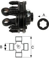 SKLOPKA T7 LAMELNA 1700 Nm S PRIKLJUČKOM A =1 3/4" z=6 SKLOPKA T7 LAMELNA 1700 Nm S PRIKLJUČKOM A =1 3/4" z=6