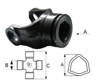 VILICA T5 NOTRANJA ZA CEV ZUNANJO A= 54 VILICA T5 NOTRANJA ZA CEV ZUNANJO A= 54
