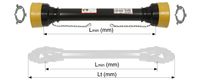 ZAŠČITA T7, Lt=1366 mm KOMPLETNA Z LEŽAJEMA IN VERIŽICAMA ZAŠČITA T7, Lt=1366 mm KOMPLETNA Z LEŽAJEMA IN VERIŽICAMA
