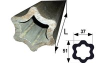 CEV L= 3000 mm ZVEZDASTA POSAMIČNA CEV L= 3000 mm ZVEZDASTA POSAMIČNA