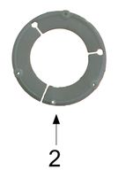 LEŽAJ PLASTIČNI T12 - T5 , E= 118 x 75 x12,5 LEŽAJ PLASTIČNI T12 - T5 , E= 118 x 75 x12,5