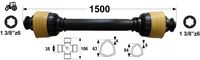 KARDAN T7 L= 1500 mm DIREKTNI KARDAN T7 L= 1500 mm DIREKTNI