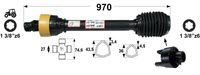 KARDAN T3 L= 970 mm S SKLOPKO PROSTOTEKOČO IN PRILAGODLJIVO ZAŠČITO DESNI PROSTI TEK KARDAN T3 L= 970 mm S SKLOPKO PROSTOTEKOČO IN PRILAGODLJIVO ZAŠČITO DESNI PROSTI TEK