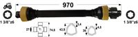 KARDAN T3 L= 970 mm S SKLOPKO PROSTOTEKOČO DESNI PROSTI TEK KARDAN T3 L= 970 mm S SKLOPKO PROSTOTEKOČO DESNI PROSTI TEK