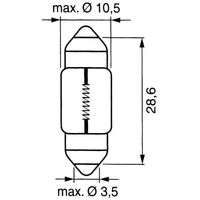 ŽARNICA 12V 10W SV8 ŽARNICA 12V 10W SV8